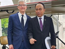 Menkominfo Beberkan Isi Pembicaraan Tim Cook dan Jokowi di Istana