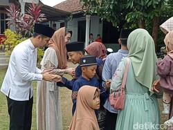 Momen Emil Dardak dan Arumi Bachsin Rayakan Lebaran Ketupat di Trenggalek