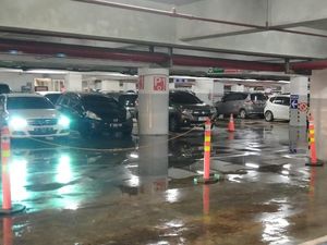 Hujan Deras, Area Parkir Basement Mal di Bogor Sempat Tergenang