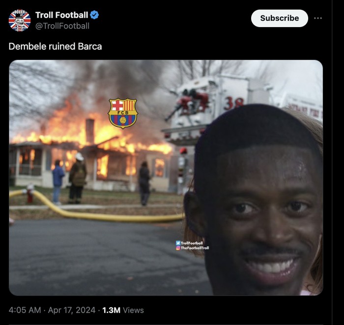 Meme Barcelona vs PSG Meme Barcelona vs PSG