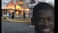 Meme Senyum Dembele Hancurkan Barca, Bekas Rumahnya