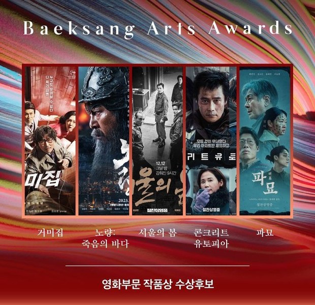 Nominasi Best Film / Foto : instagram.com/baeksang.official Nominasi Best Film / Foto : instagram.com/baeksang.official