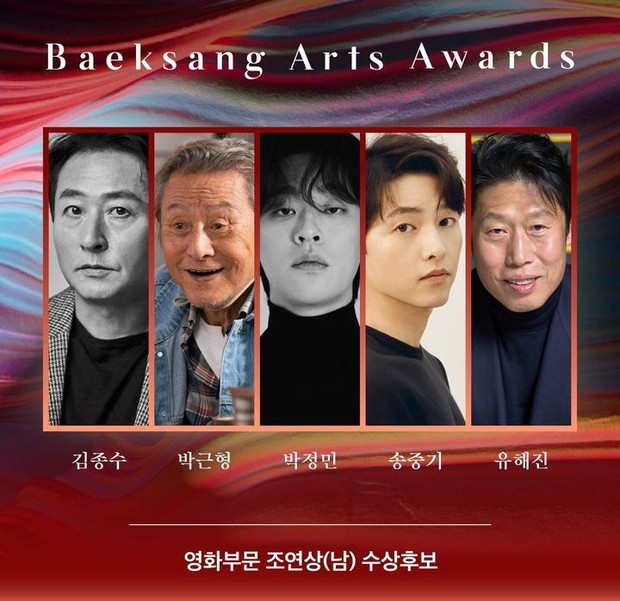 Nominasi Best Supporting Actor Kategori Film / Foto : instagram.com/baeksang.official Nominasi Best Supporting Actor Kategori Film / Foto : instagram.com/baeksang.official
