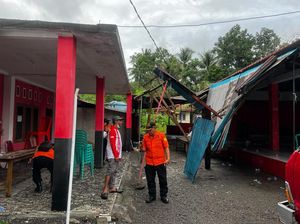 Potret Dampak Erupsi Gunung Ruang di Sulut