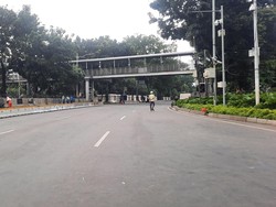 Massa Aksi Bubar, Jalan Medan Merdeka Barat Jakpus Dibuka Lagi