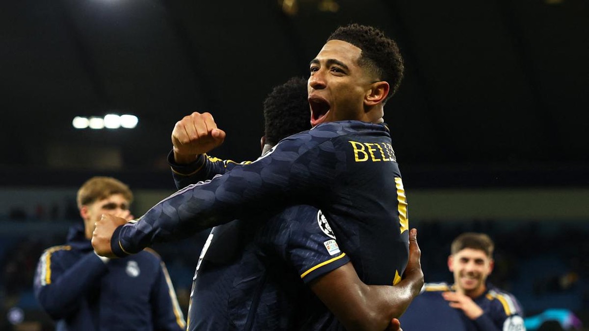 Jude Bellingham akui Real Madrid menang mental dari Manchester City (REUTERS/Molly Darlington)