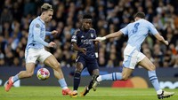 Madrid dalam posisi tidak bagus saat melawat ke Etihad Stadium, Kamis (18/4/2024) dini hari WIB, untuk melakoni leg kedua Perempatfinal Liga Champions 2023/2024. Hasil imbang 3-3 pekan lalu membuat City diunggulkan lolos. Jason Cairnduff/Action Images/Reuters