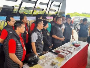 Kurir Sabu 10,56 Kg Ditangkap di Kota Bekasi