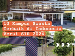 Infografis: 10 Kampus Swasta Terbaik di Indonesia Versi SIR 2024
