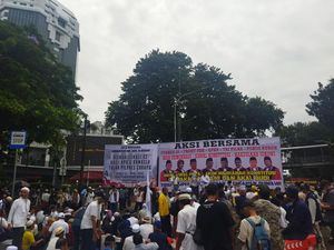 Pendukung Prabowo Tak Aksi, Ada Massa Lain Gelar Demo di Patung Kuda