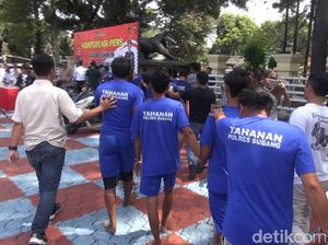 Aniaya Teman-Rusak Markas, 19 Anggota Ormas di Subang Diciduk