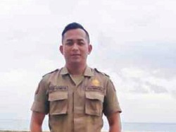 Anggota Satpol PP Karangasem Tewas Kecelakaan Saat Hujan Deras