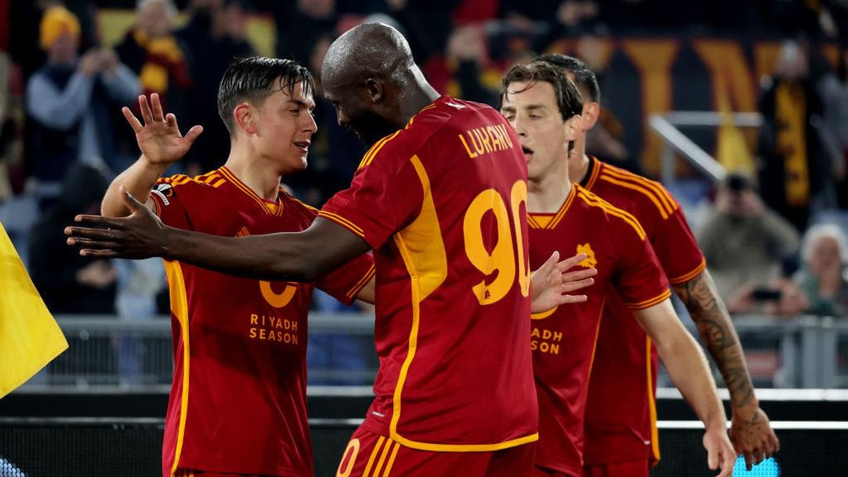 AS Roma lolos ke semifinal Liga Europa (Foto: Getty Images/Giampiero Sposito)