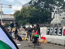 Koalisi Musisi untuk Gaza Gelar Demo di Depan Kedubes AS