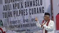 Din Syamsuddin Ikut Aksi Demo Sengketa Pilpres