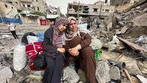 Duka Nestapa Wanita Gaza yang Kehilangan Tempat Tinggal
