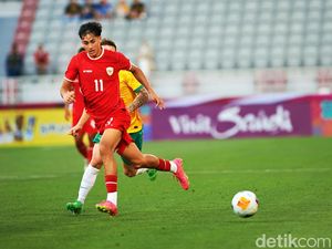 Piala Asia U-23: Indonesia Ungguli Korea Selatan 2-1 di Babak Pertama