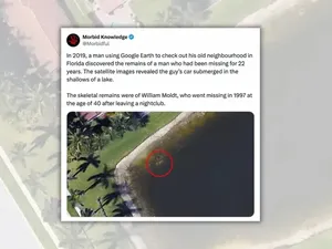 Pria Hilang 22 Tahun Akhirnya Ditemukan Tewas Berkat Google Earth