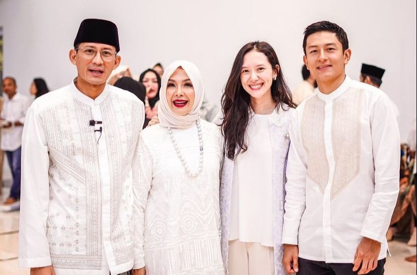 Momen Lebaran Keluarga Sandiaga Uno