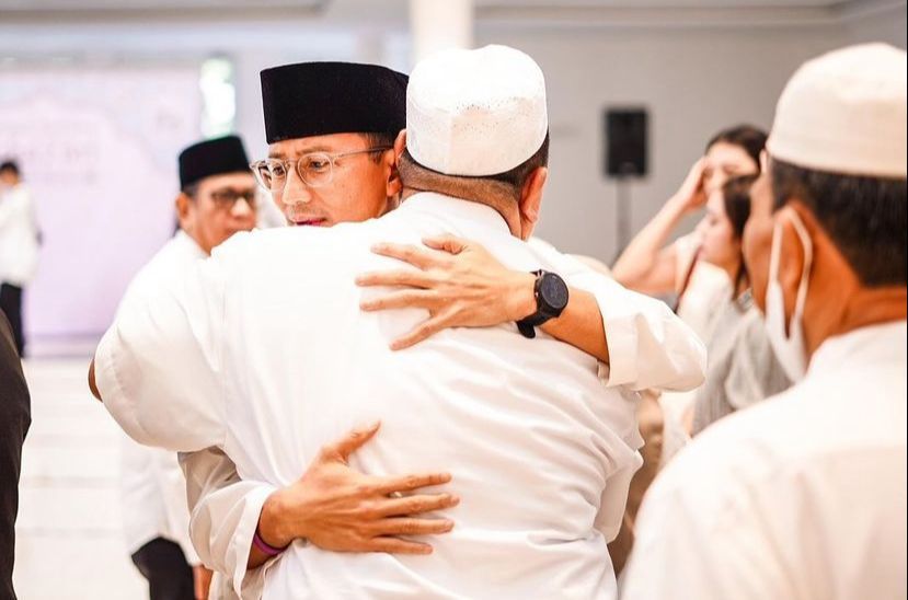 Momen Lebaran Keluarga Sandiaga Uno