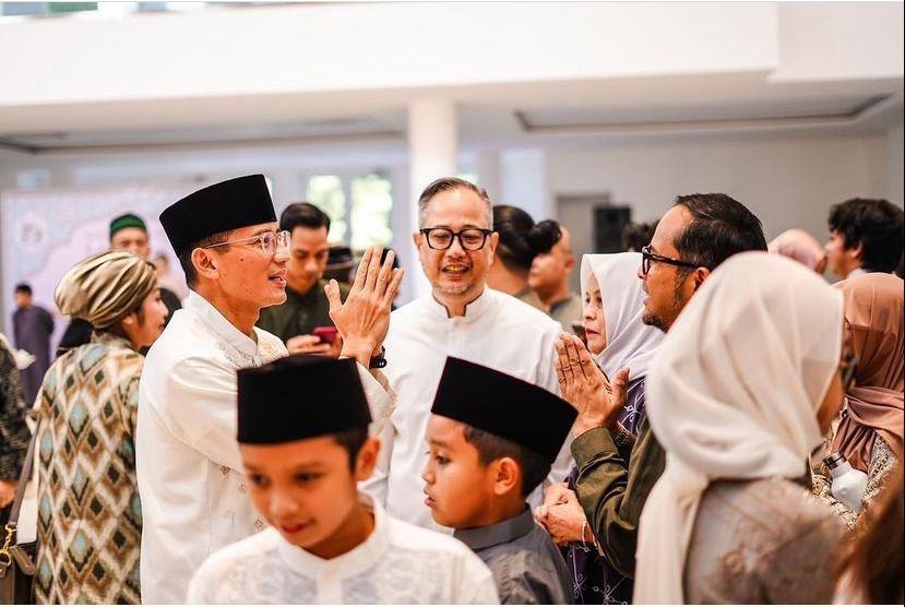 Momen Lebaran Keluarga Sandiaga Uno