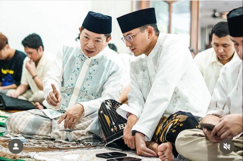 Momen Lebaran Keluarga Sandiaga Uno