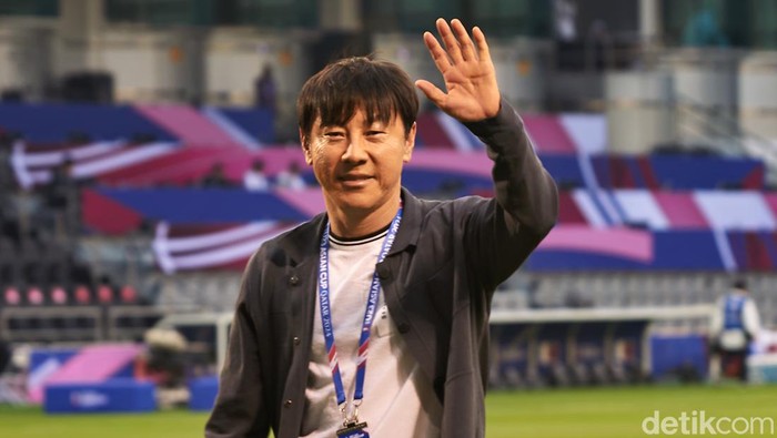 Shin Tae-yong, pelatih Timnas Indonesia.
