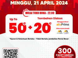 Yuk Serbu Transmart Full Day Sale Hari Ini! Banjir Diskon 50% + 20%