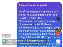 Viral Wisatawan Pantai Slili Gunungkidul Bayar tapi Tak Diberi Karcis