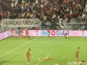 Pertandingan Alot, Bali United Menang Tipis 2-1 Atas Bhayangkara FC