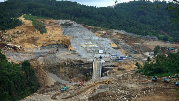 Begini Progress Terkini Proyek Bendungan Bagong Trenggalek