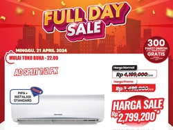 Beli AC 1/2 PK Diskon Rp 1,3 Jutaan di Transmart Full Day Sale
