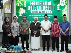 Gelar Halalbihalal, Kadiskominfo Sumut Bicara Pentingnya Kedisiplinan