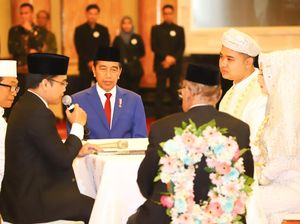 Jokowi Jadi Saksi Pernikahan Putra Wamenaker Afriansyah