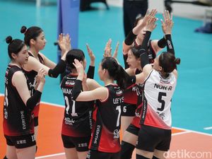 Kedatangan Red Sparks ke Indonesia Ditunda