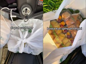 Ojol Ini Curhat Susahnya Bawa Makanan Banyak agar Tak Berantakan