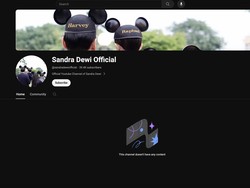 Teka-teki Hilangnya Semua Konten Video di YouTube Sandra Dewi