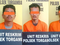 Curi Emas ASN Tengah Istirahat di SPBU, 3 Pria di Labusel Ditangkap