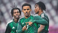 Arab Saudi - 21 shots on target. Lolos ke 8 besar. Foto: NurPhoto via Getty Images/NurPhoto