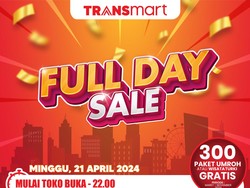 TV LED 50 UHD Smart TV di Transmart Full Day Sale Diskon Terus!