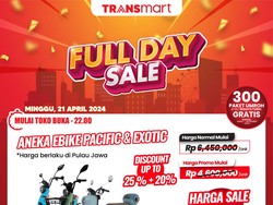 Transmart Full Day Sale Hari Ini, Beli Sepeda Listrik Hemat hingga Rp 2,7 Jutaan