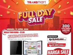 Cuma di Transmart Full Day Sale, Beli Kulkas Bisa Hemat Rp 3,4 Juta!