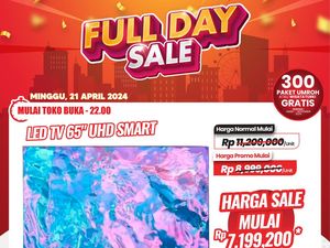 Serbu! Beli TV di Transmart Full Day Sale Ada Diskon Rp 4 Juta!