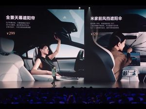 Fitur Canggih Udah Biasa! Nih, Xiaomi Bikin Payung Penahan Panas untuk Mobil Listriknya