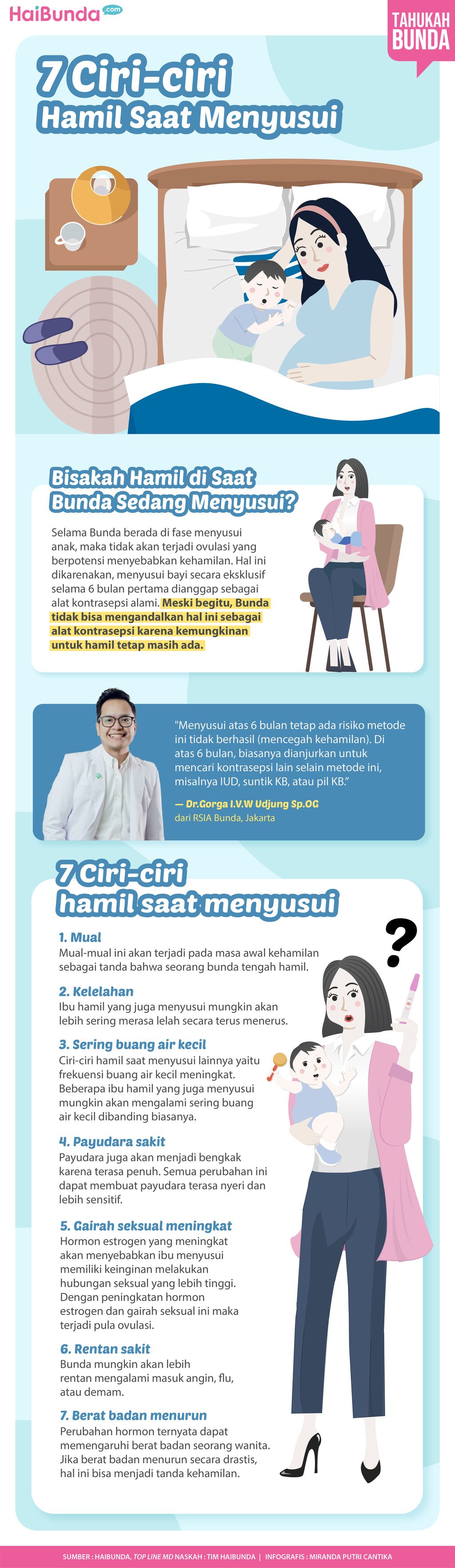 Ciri hamil saat menyusui