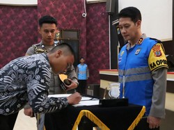 Polda Kaltara Ambil Sumpah-Pakta Integritas 2.032 Calon Polri 2024