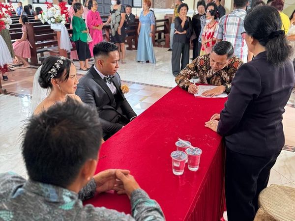 Potret Pernikahan Bharada Richard Eliezer dengan Kekasihnya