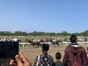 Tradisi Pacuan Kuda Meriahkan Lebaran di Kebumen, Sedot Ribuan Pengunjung