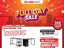 Meja Kerja Cuma Rp 500 Ribuan di Transmart Full Day Sale, Serbu Bos!