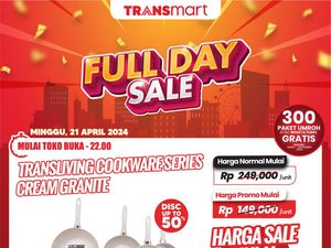 Ibu-ibu Merapat! Set Alat Masak Cuma Rp 100 Ribuan di Transmart Full Day Sale